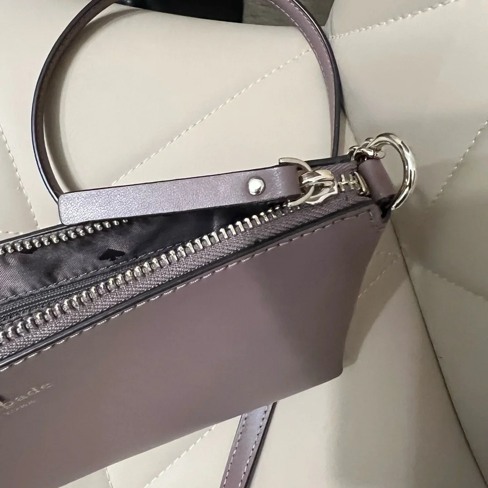 Kate Spade purse bag tote chain strap small leather - Picture 4 of 8